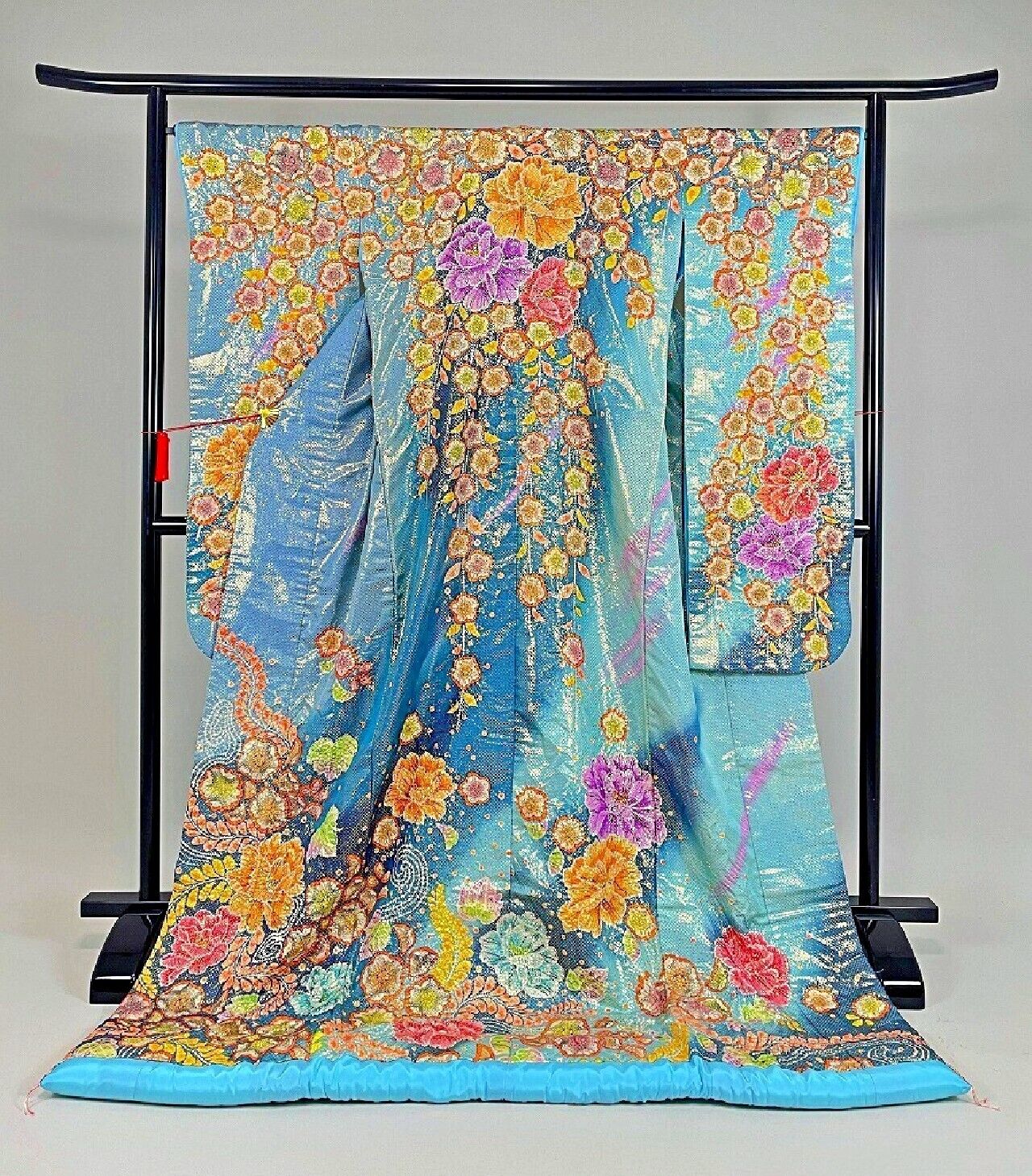 Japanese Kimono Uchikake Wedding Pure Silk japan 1584