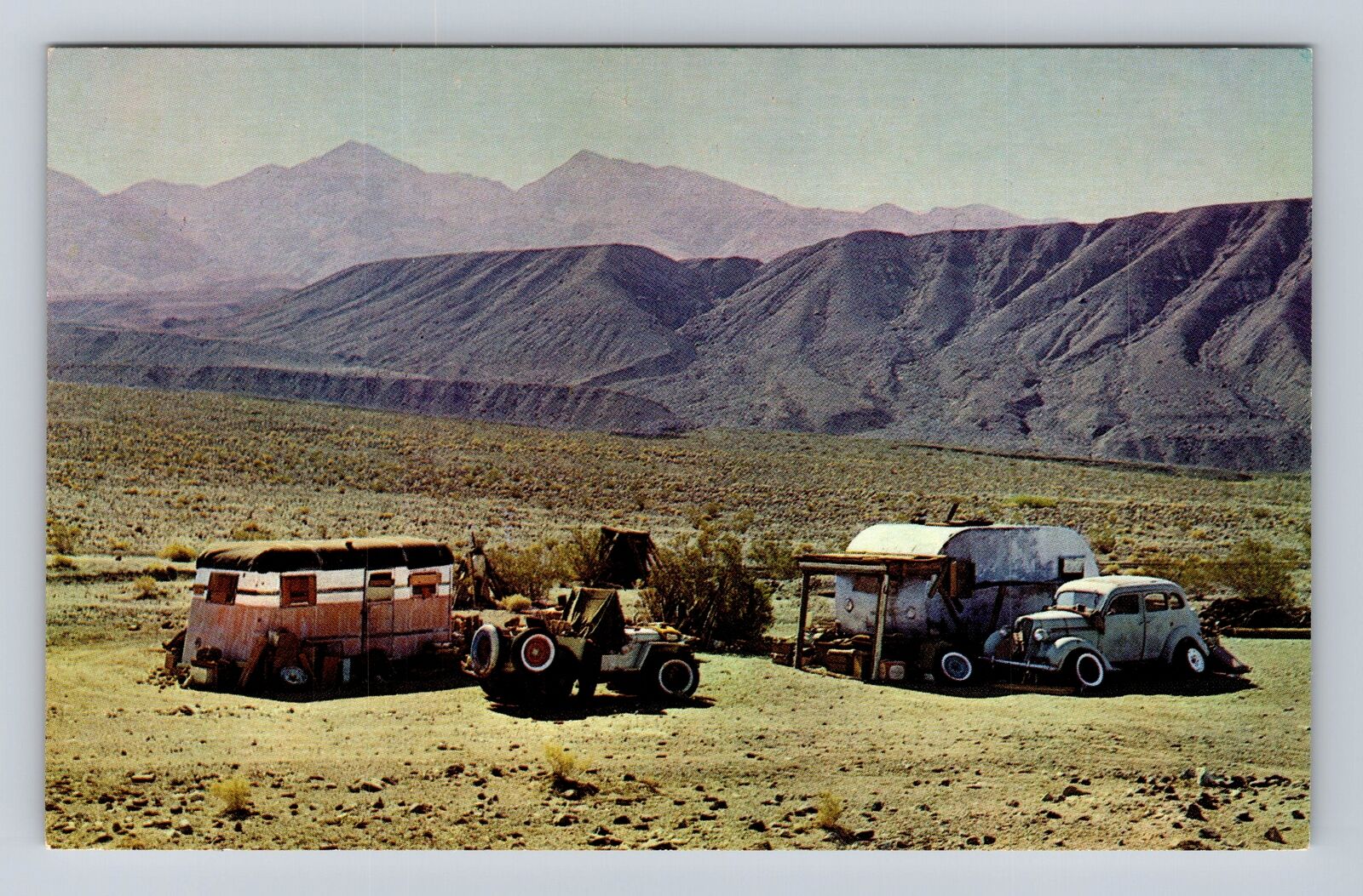 Panamint Valley CA-California, Slim's Place, Antique, Vintage Souvenir Postcard