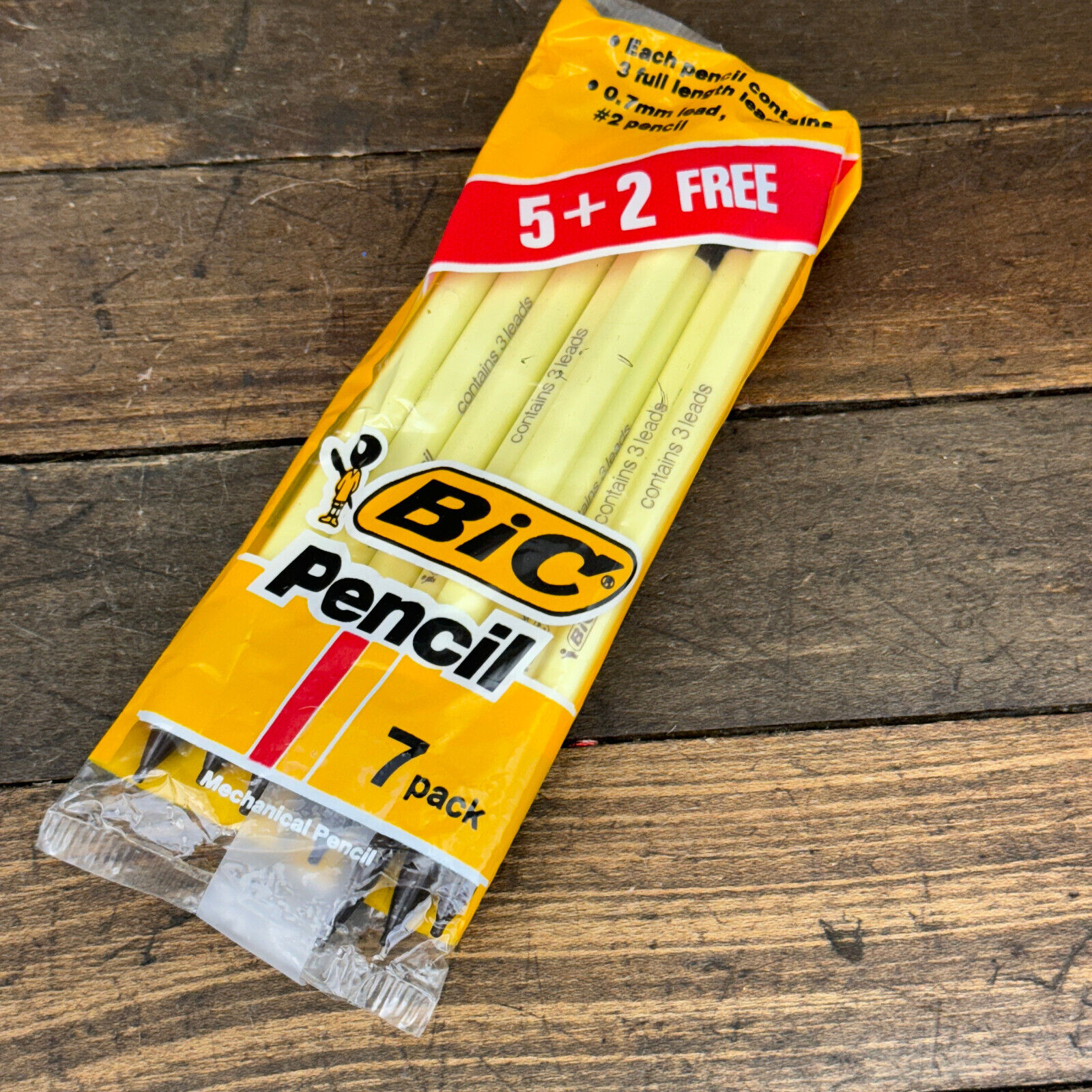 Bic Mechanical Pencils Vintage 1987 Sealed New NOS Pencil 0.7 #MPP5J 5+2 Lot