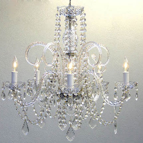 Authentic Crystal Chandelier Chandeliers Lighting H25\