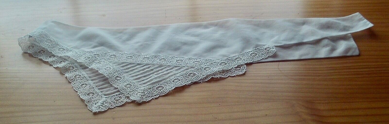 by Kraines Vintage Sheer & Lace Collar About 42