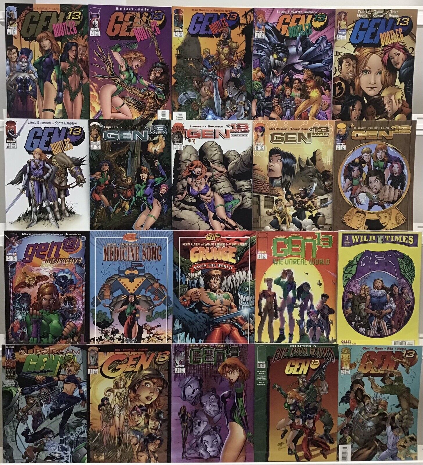 Image Comics - Gen13 - Comic Book Lot Of 20