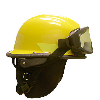 Bullard USRX Firefighter U-Fit Rescue Helmet with ESS Goggles Dual Certified New