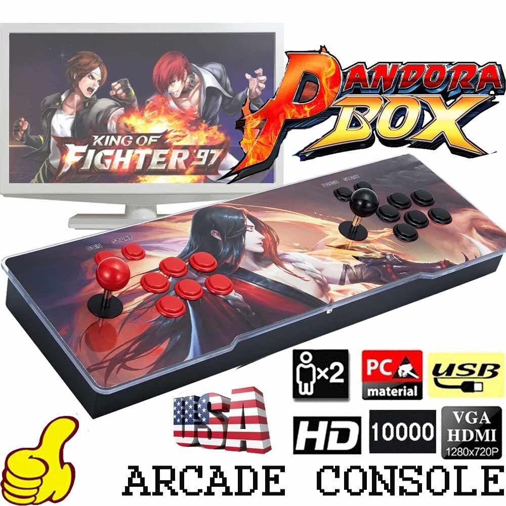 Pandora\'s Box 10000Video Games 3D&2D Double Stick HDMI Home Arcade Console Gift 
