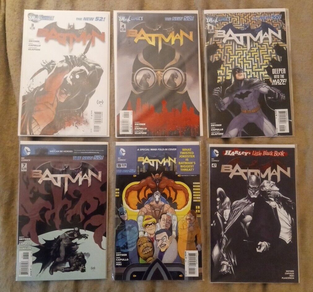 Batman New 52 Comic Book Lot Of 6