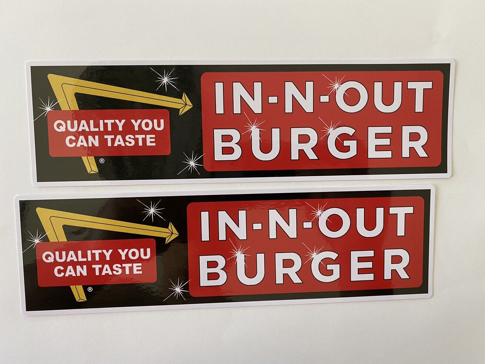 BURGER STICKER Set Of Chix Filet Burgers Stickers Wendy’s Fast food Stickers LA