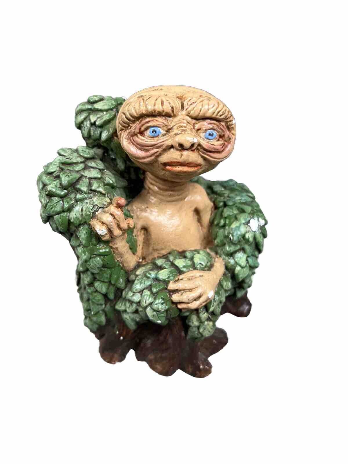 E.T. THE EXTRA TERRESTRIAL ET *CERAMIC STATUE* 80's Hand painted Vintage Alien