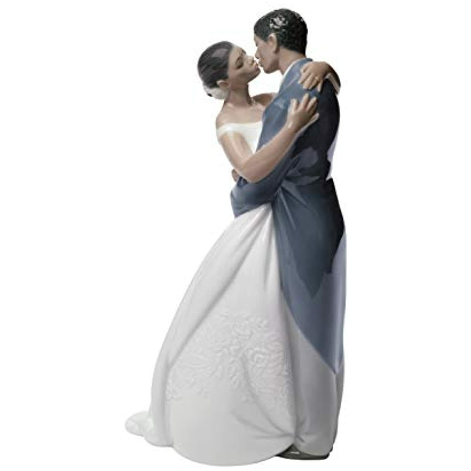 Lladró NAO A Kiss Forever Tm Bride & Groom Wedding Figurine Porcelain Sculpture