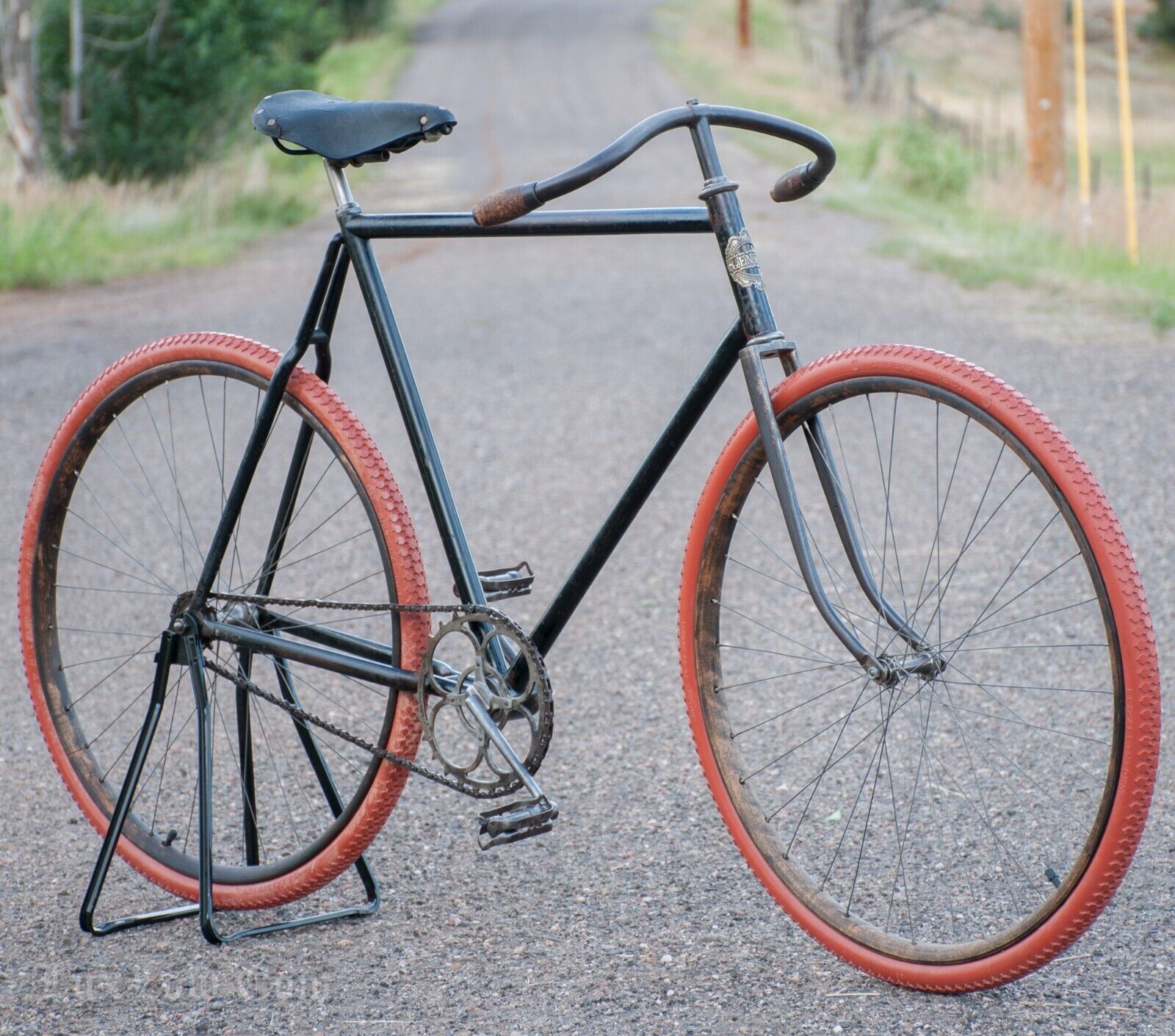 Antique 1900 TOC Geneva Racer Bike Vintage ABC Pope Wood Wheel Safety Bicycle