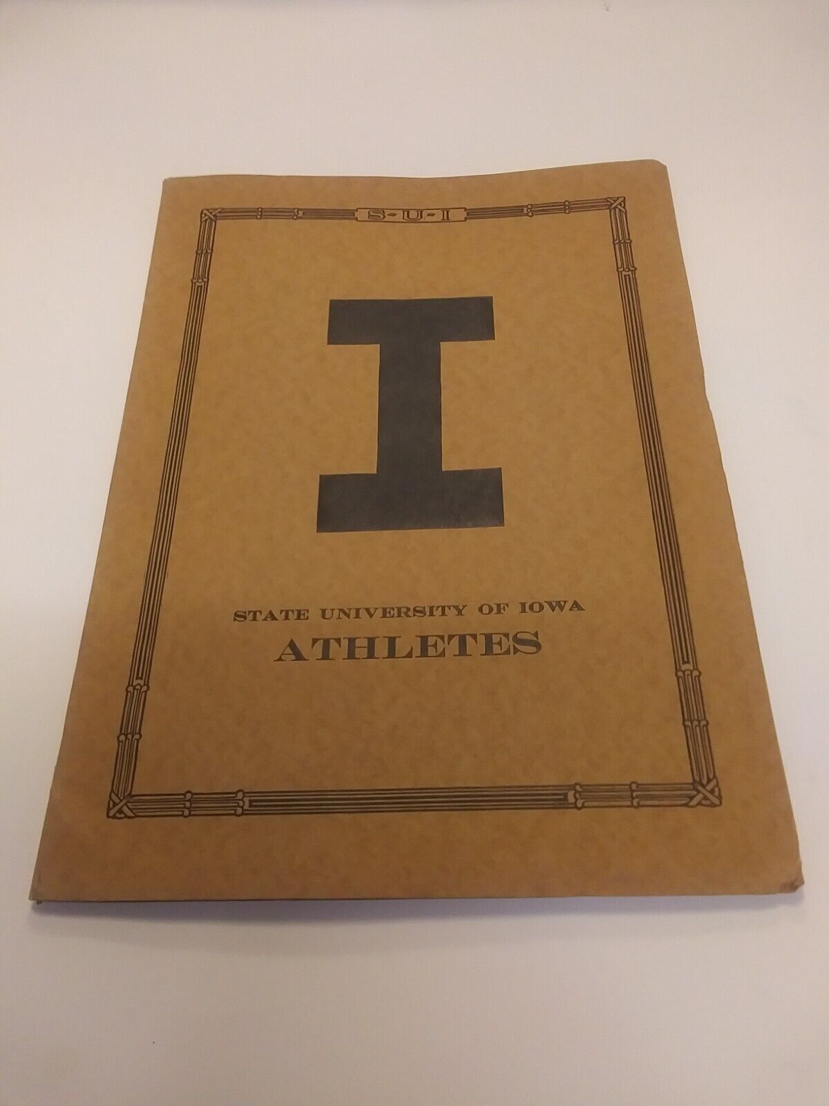 Vintage 1928 State University Of Iowa Athletes Iowa City Iowa Yearbook