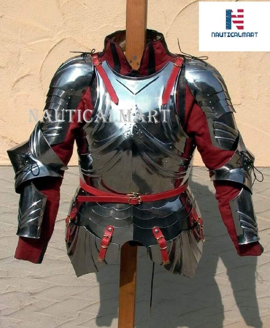 Medieval LARP Fantasy Costume Steel Armour Cuirass Breastplate