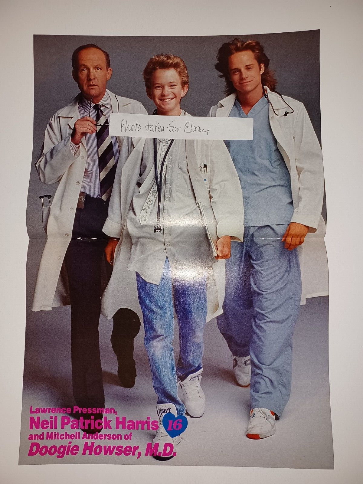Neil Patrick Harris, Paula Abdul, Richard Marx 11x16 teen magazine pinup poster