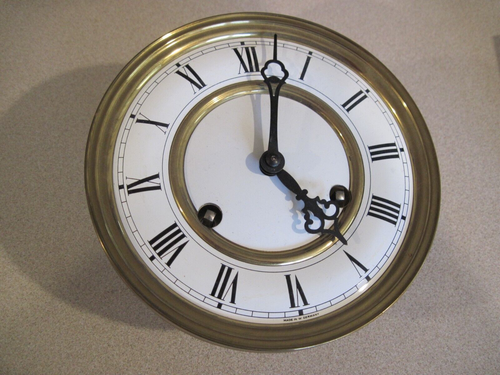 Hermle clock movement, 141-071, 43cm, plus misc. parts