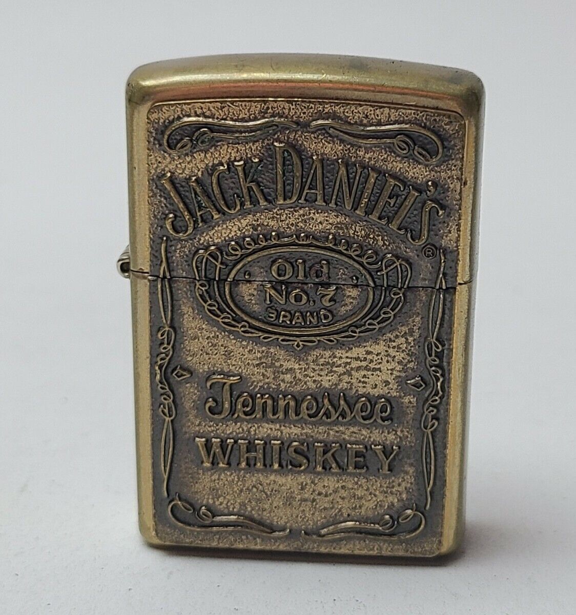 Jack Daniels Old No 7 Brass Zippo Lighter Tennessee Whiskey