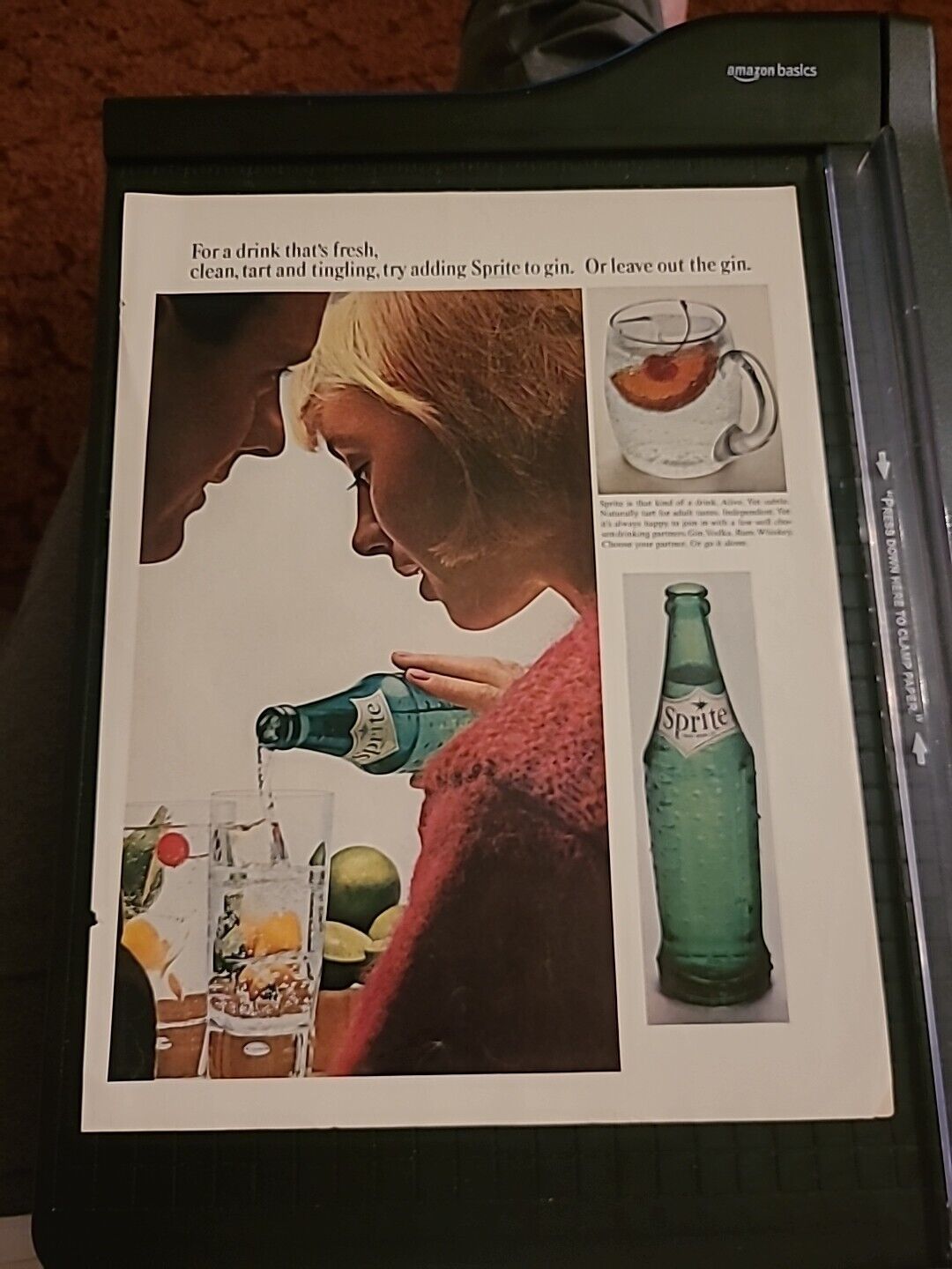 Sprite Soda  Print Ad  1964 10x13