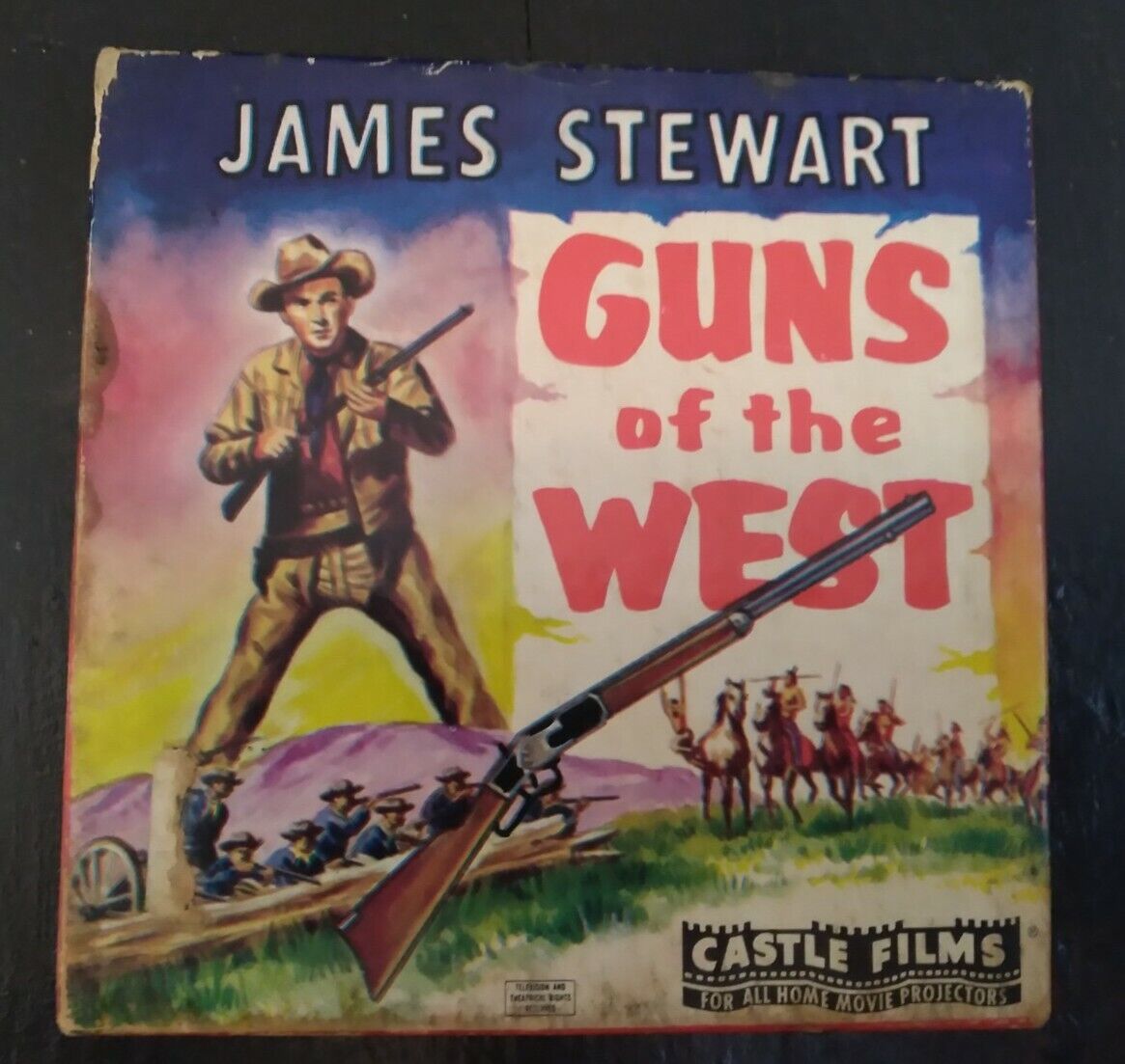 Vintage Guns of the West 8mm Headline (trailer) James Stewart Castle Films