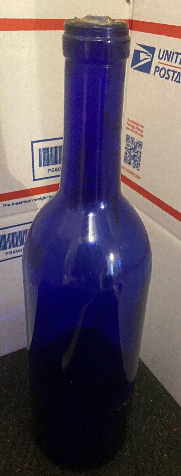 Cobalt Blue Wine Bottle (Vintage) 750ml Bordeaux For Wine Making