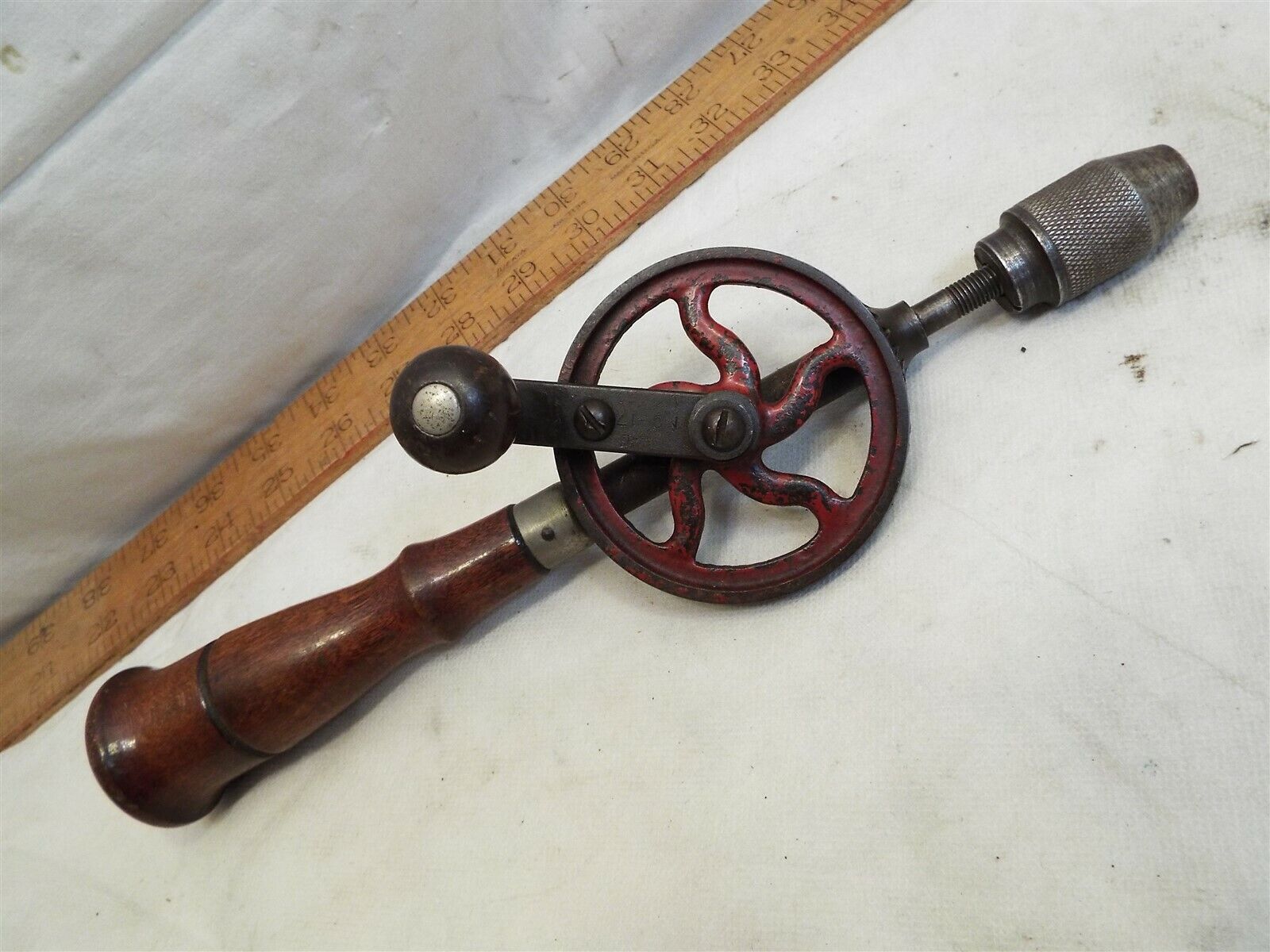 Vintage Ideal model 17 Hand Crank Drill Egg Beater Style Type