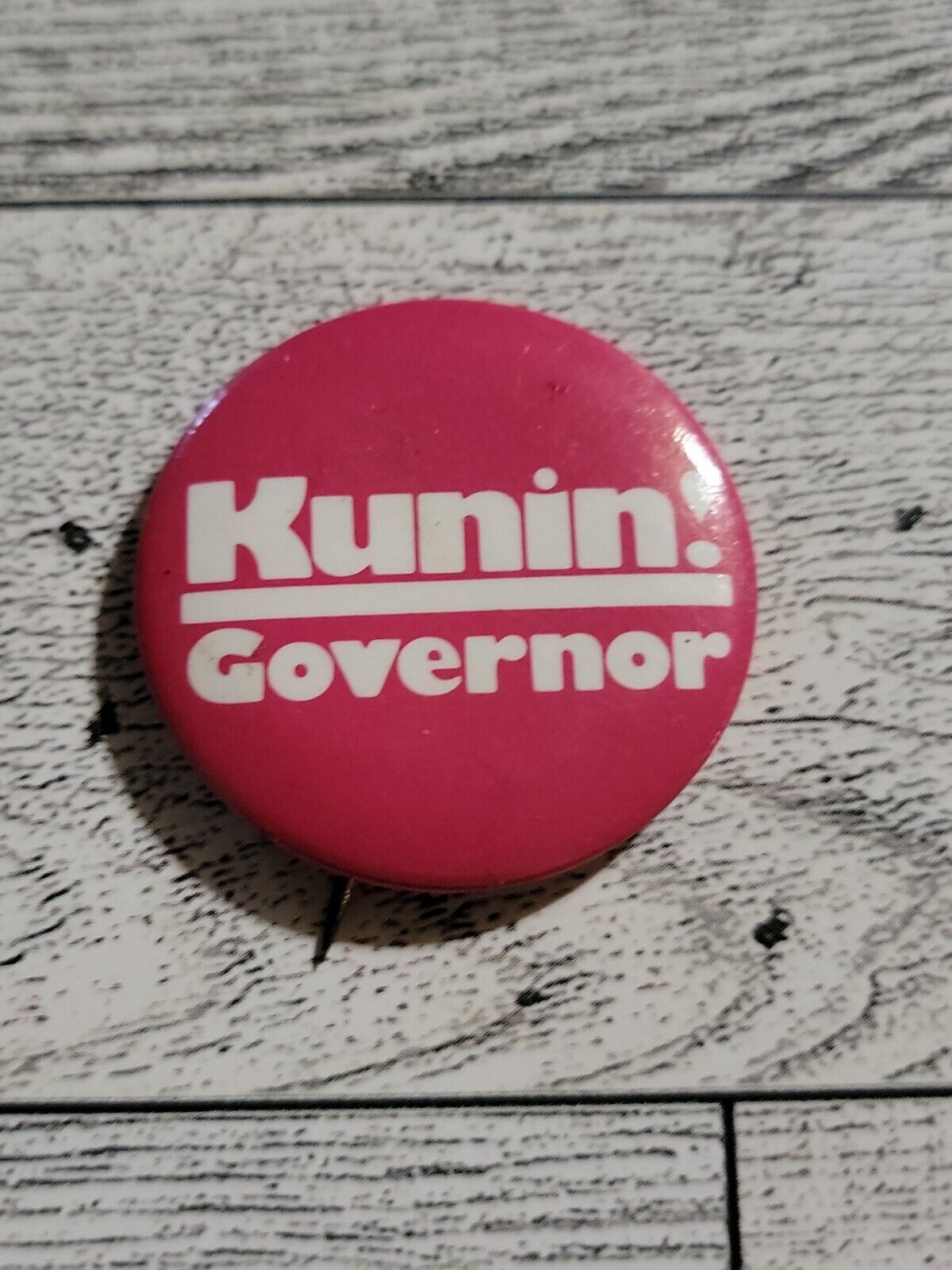 Madeleine Kunin Vermont (D) Governor 1984-90 Jewish Woman political button v1