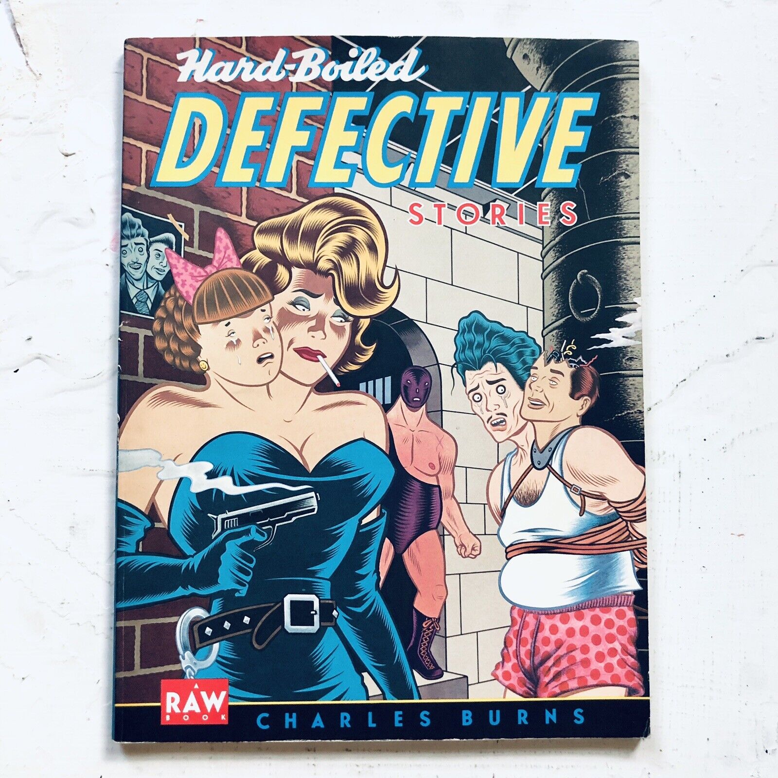 Hard-Boiled Defective Stories || 1st Printing || Charles Burns ||  1988