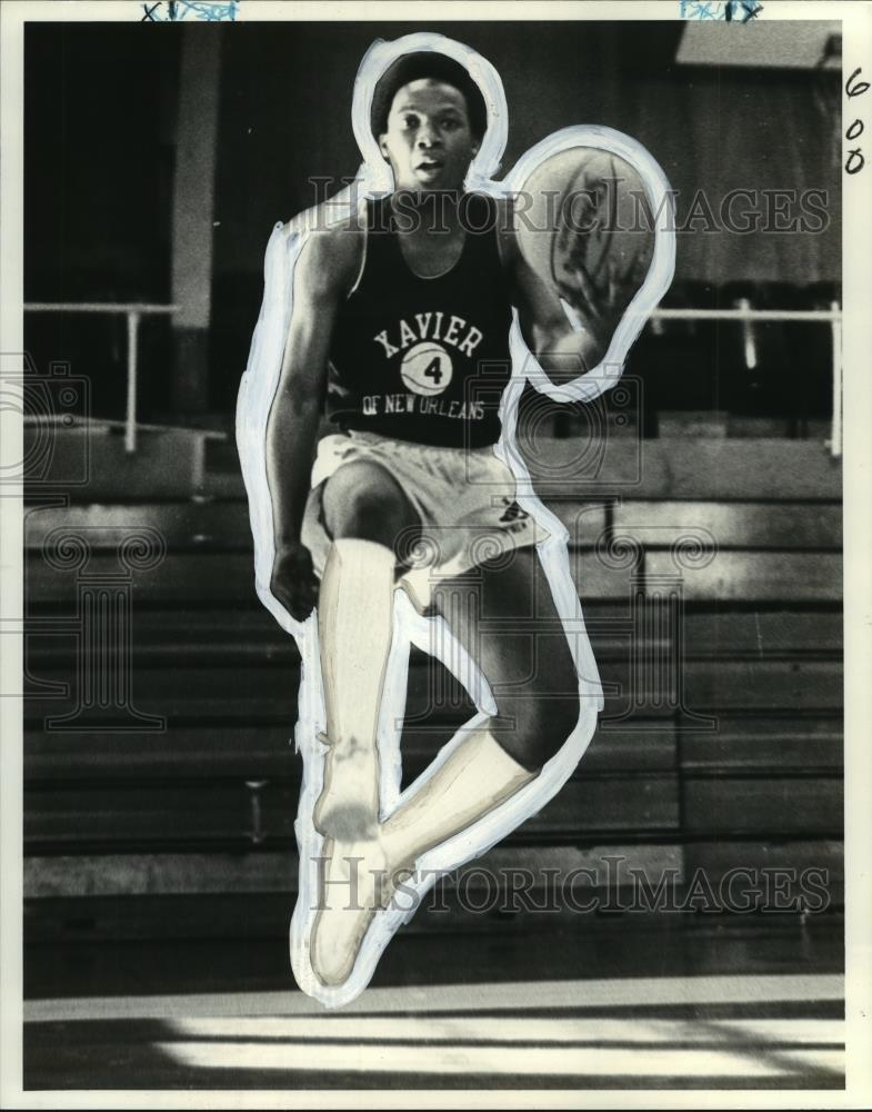 1979 Press Photo Xavier basketball player Michael Bright of New Orleans