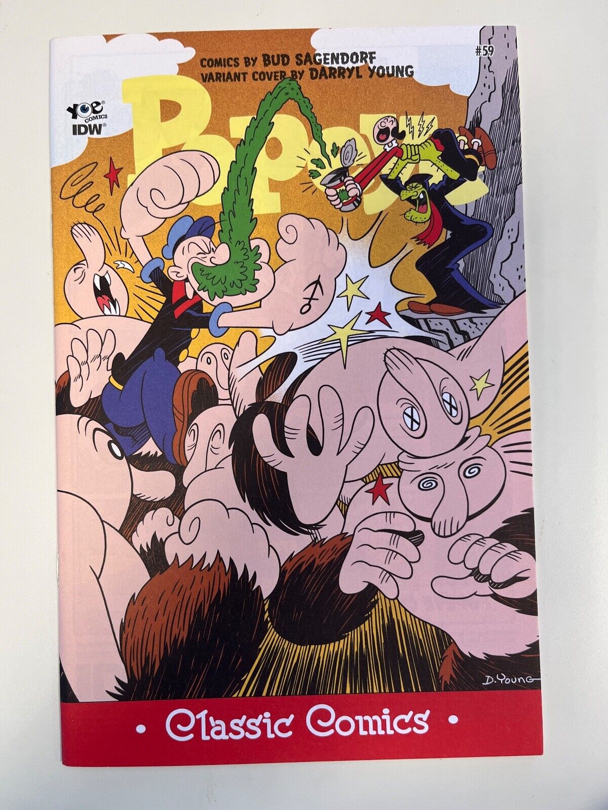 CLASSIC POPEYE #59 : VARIANT COVER by DARRYL YOUNG : IDW