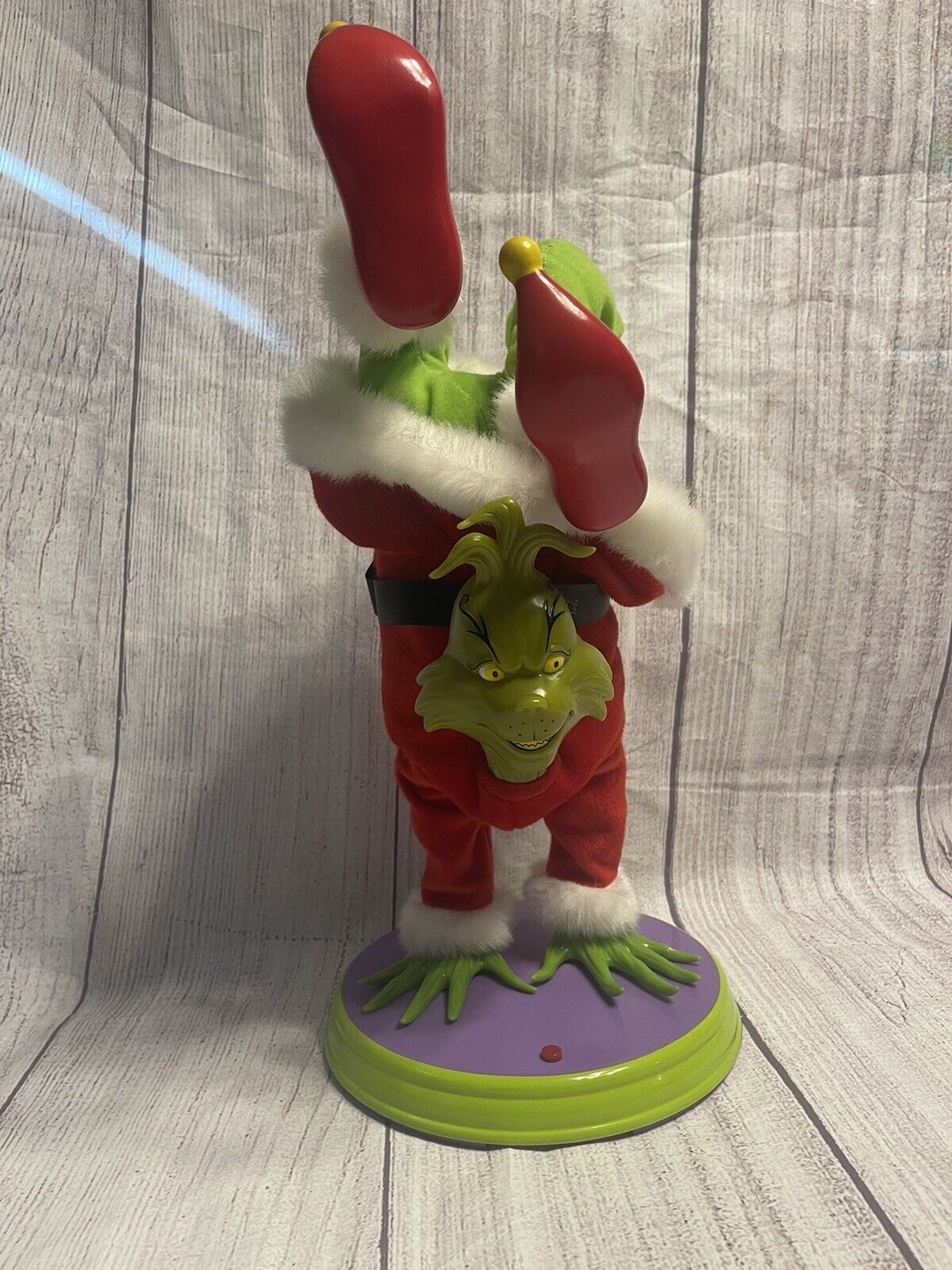 Gemmy Dr Seuss How The Grinch Stole Christmas Hand Stand Dancing Grinch Parts