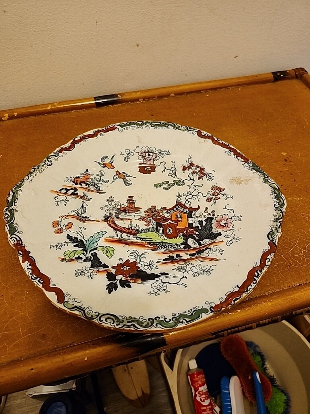 1860s Ashworth Chinese Pattern Gilded 8\