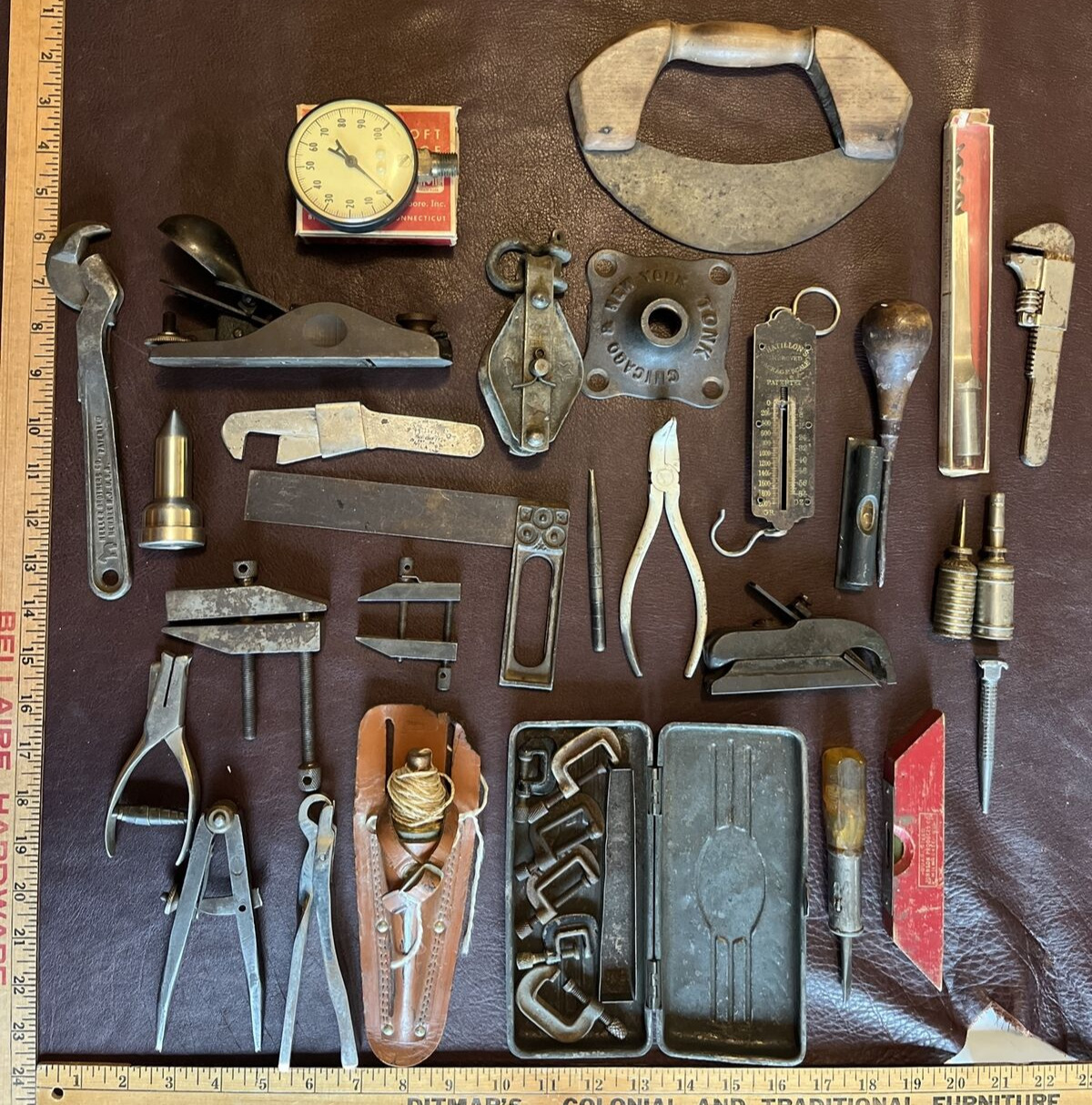 Lot of 35 Antique Vintage Hand Tool Lot Estate Sale, Sargent Plane, Tiny Plane