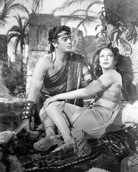 Samson and Delilah Victor Mature Hedy Lamarr romantic scene 8x10 photo