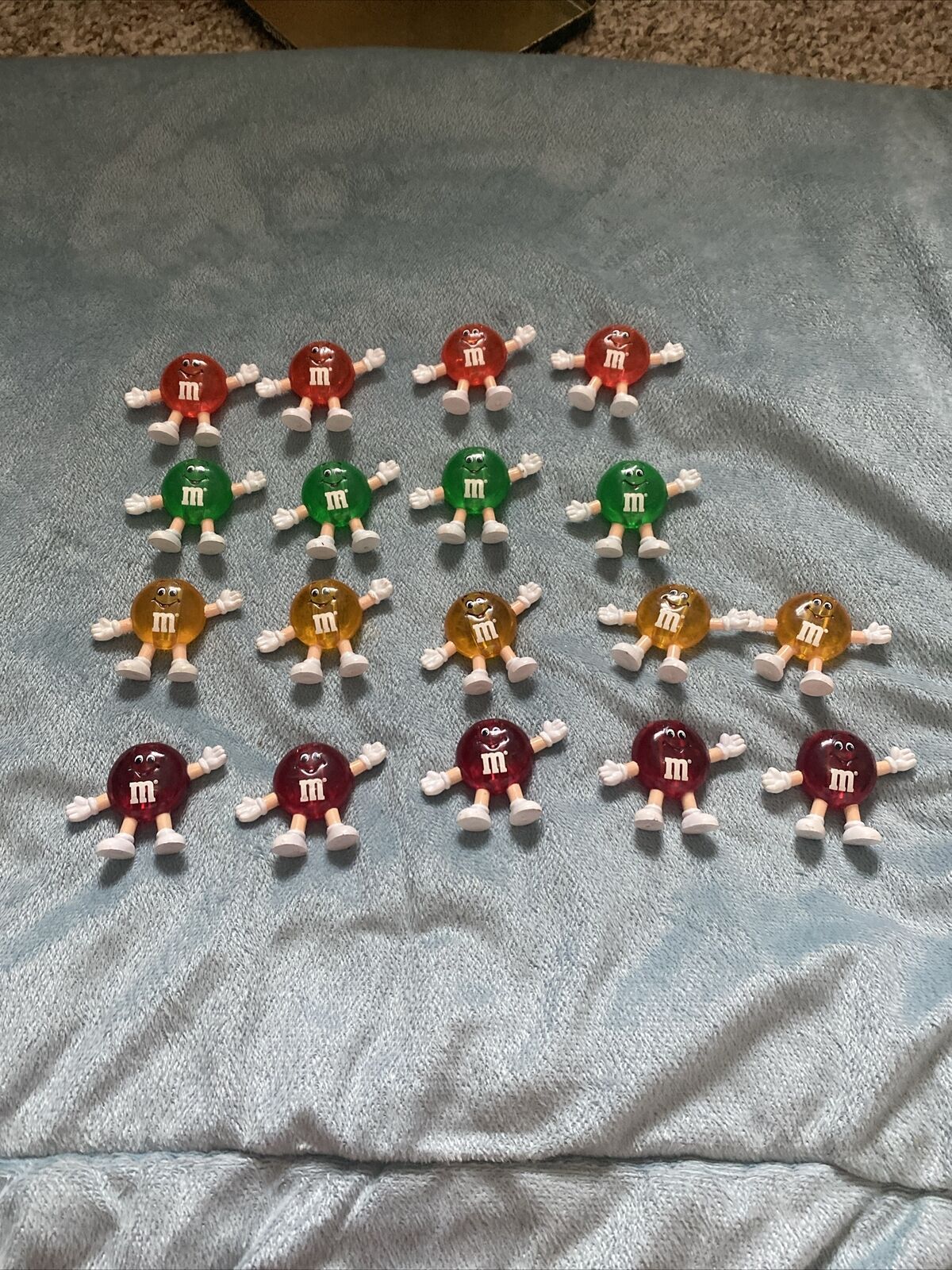 Vintage  Lot Of 18 M&M Plastic Christmas  Light Covers Replacements