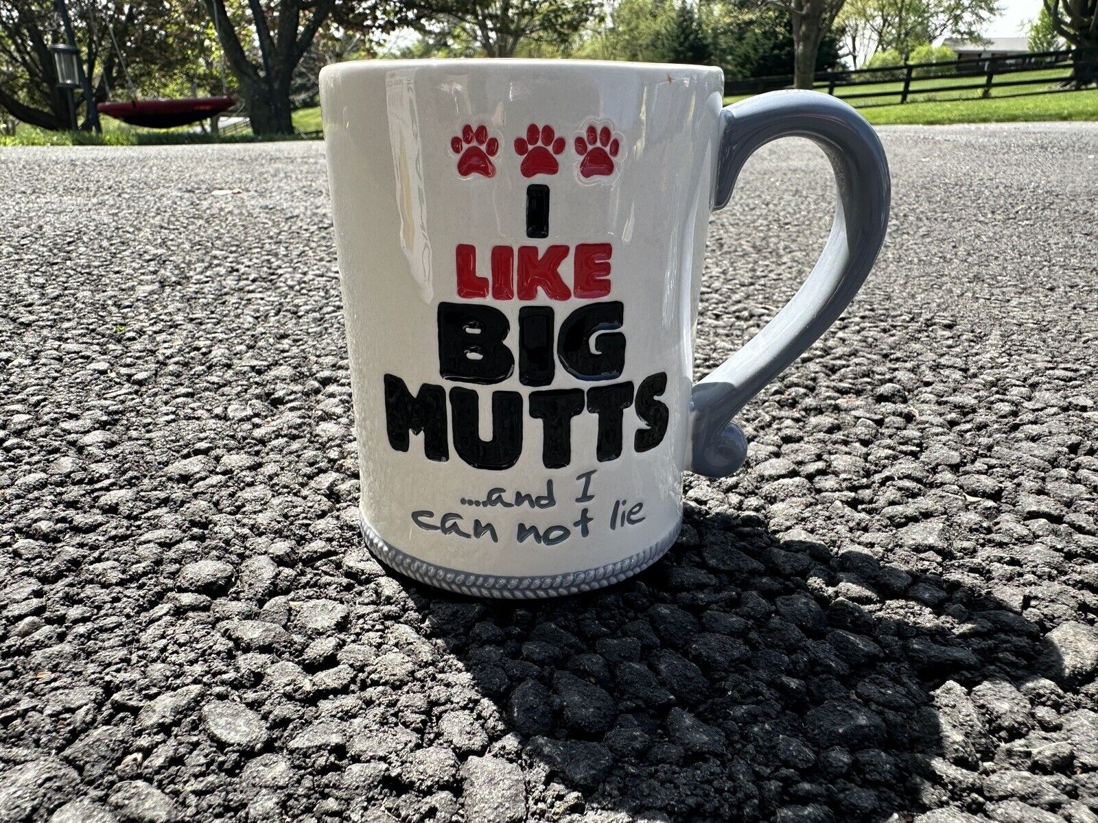Cute Decorative Mug  -  I Like Big Mutts and I Cannot Lie - By Grasslands Road