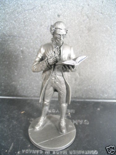 Franklin Mint THE SCHOOLMASTER Pewter Figurine 1974  