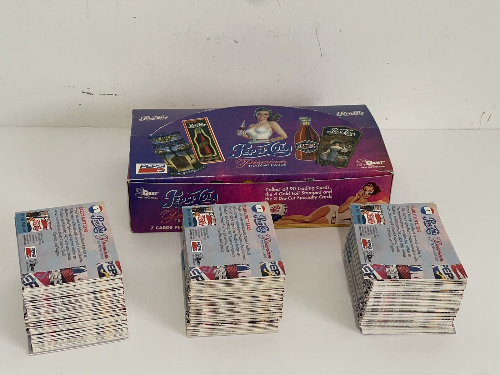 PEPSI-COLA 1996 PREMIUM Series Trading Cards Three Complete Sets 270 Cards