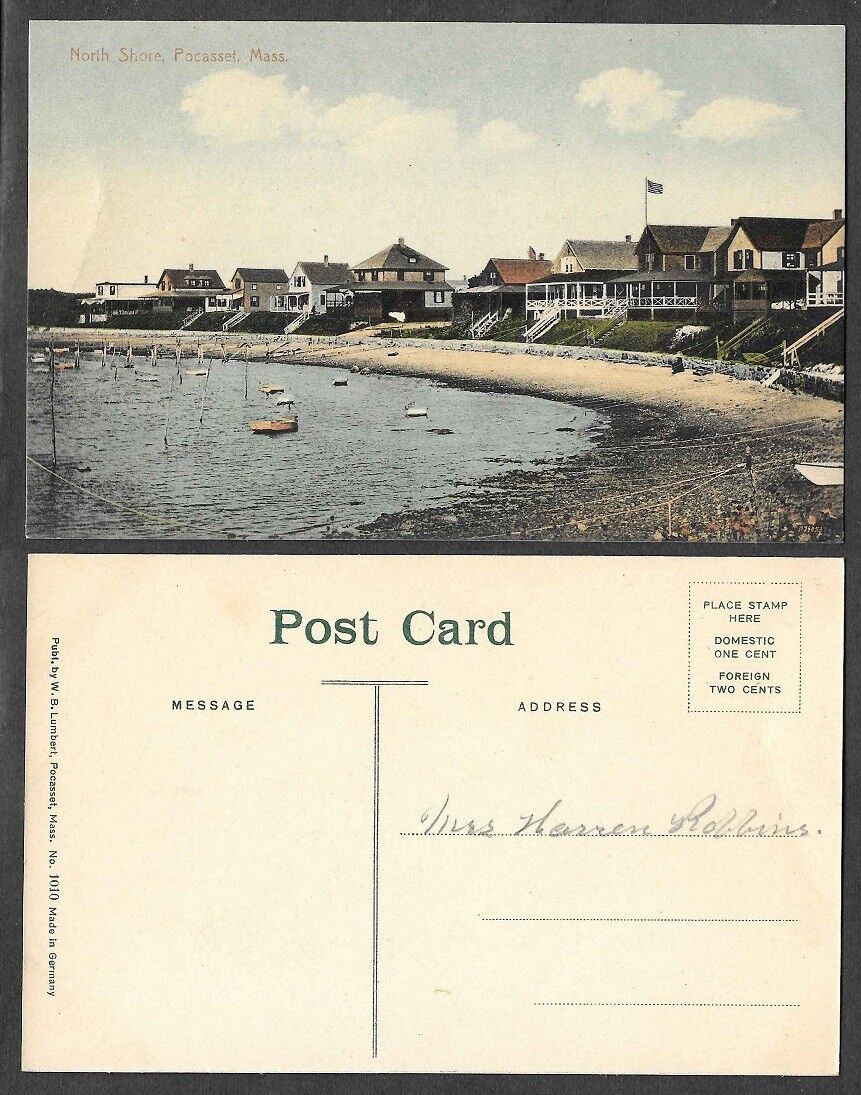Old Massachusetts Postcard - Pocasset - North Shore 