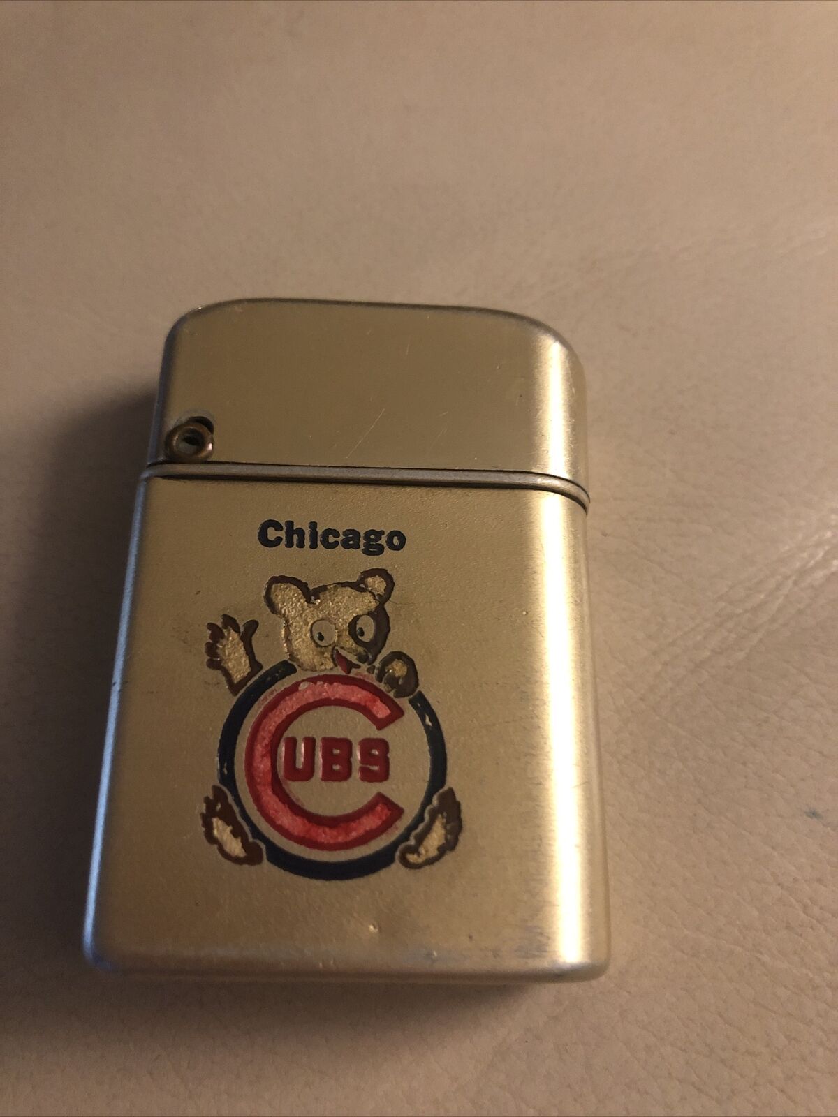 Vintage 1960s Chicago Cubs Storm Master Lighter