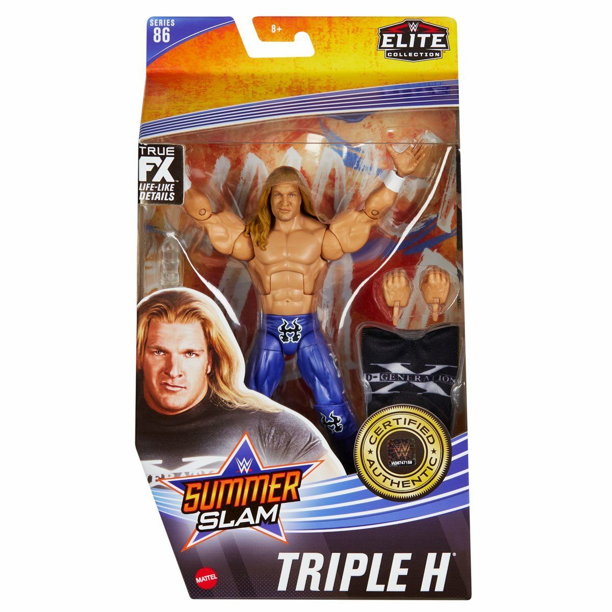 Mattel WWE Elite Collection Summerslam Series 86 True FX Triple H