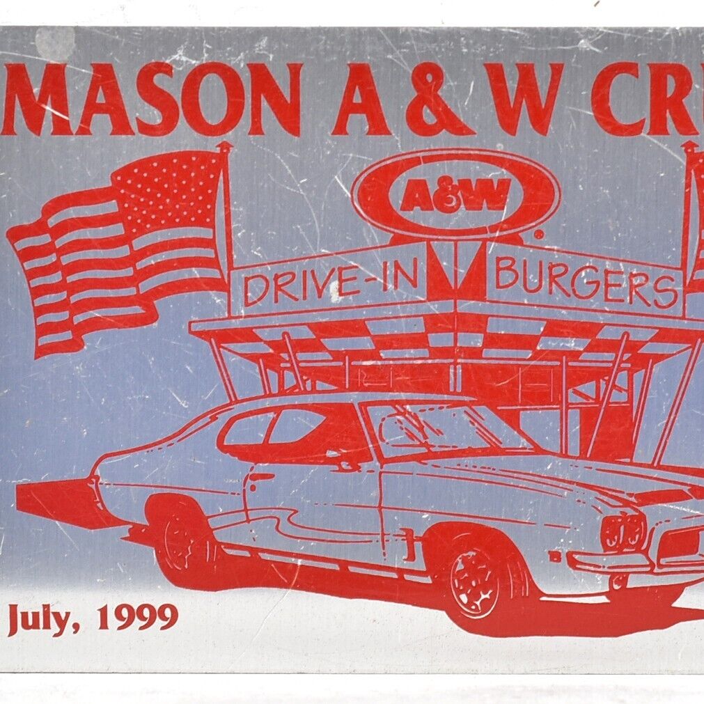 1999 Mason A&W Drive-in Restaurant Cruisin Classic Car Show Meet Michigan #1