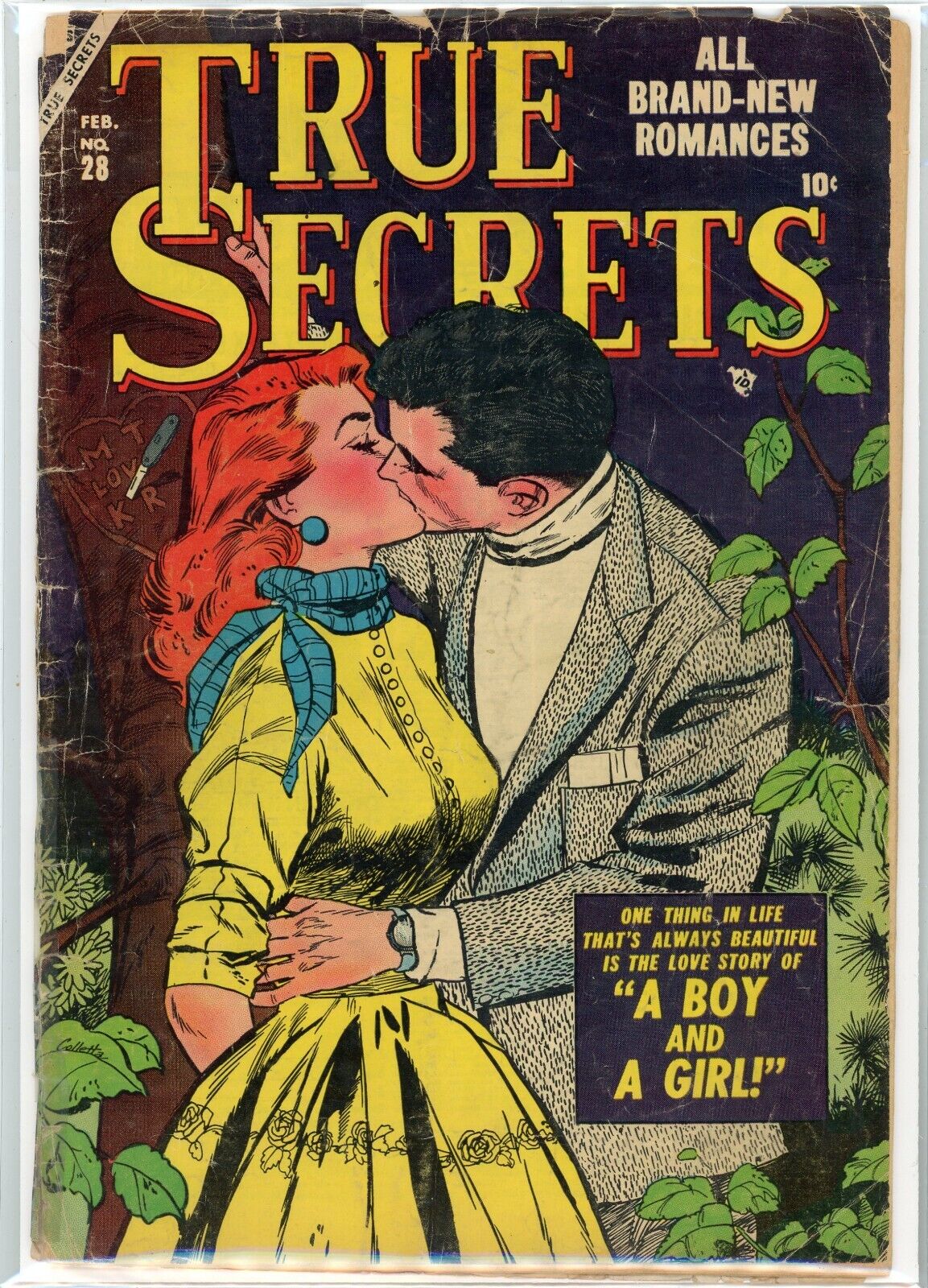 TRUE SECRETS #28 GOOD READER COMPLETE SCARCE 50S ROMANCE
