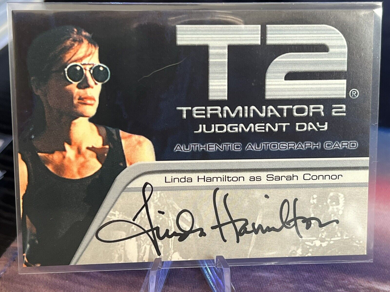 2003 Terminator 2: Judgement Day FilmCardz Linda Hamilton as Sarah Connor