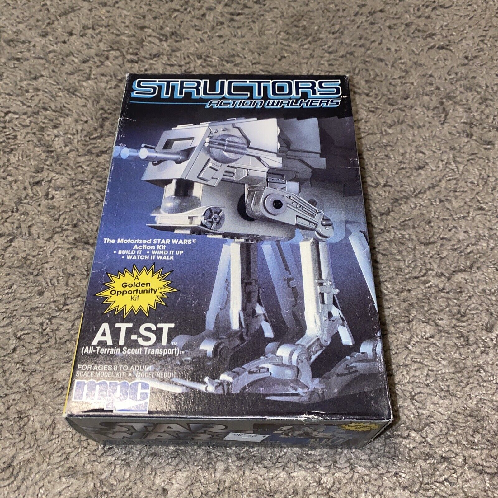 1984 MPC Star Wars AT-ST Structors Action Walkers Model New UNPUNCHED RARE