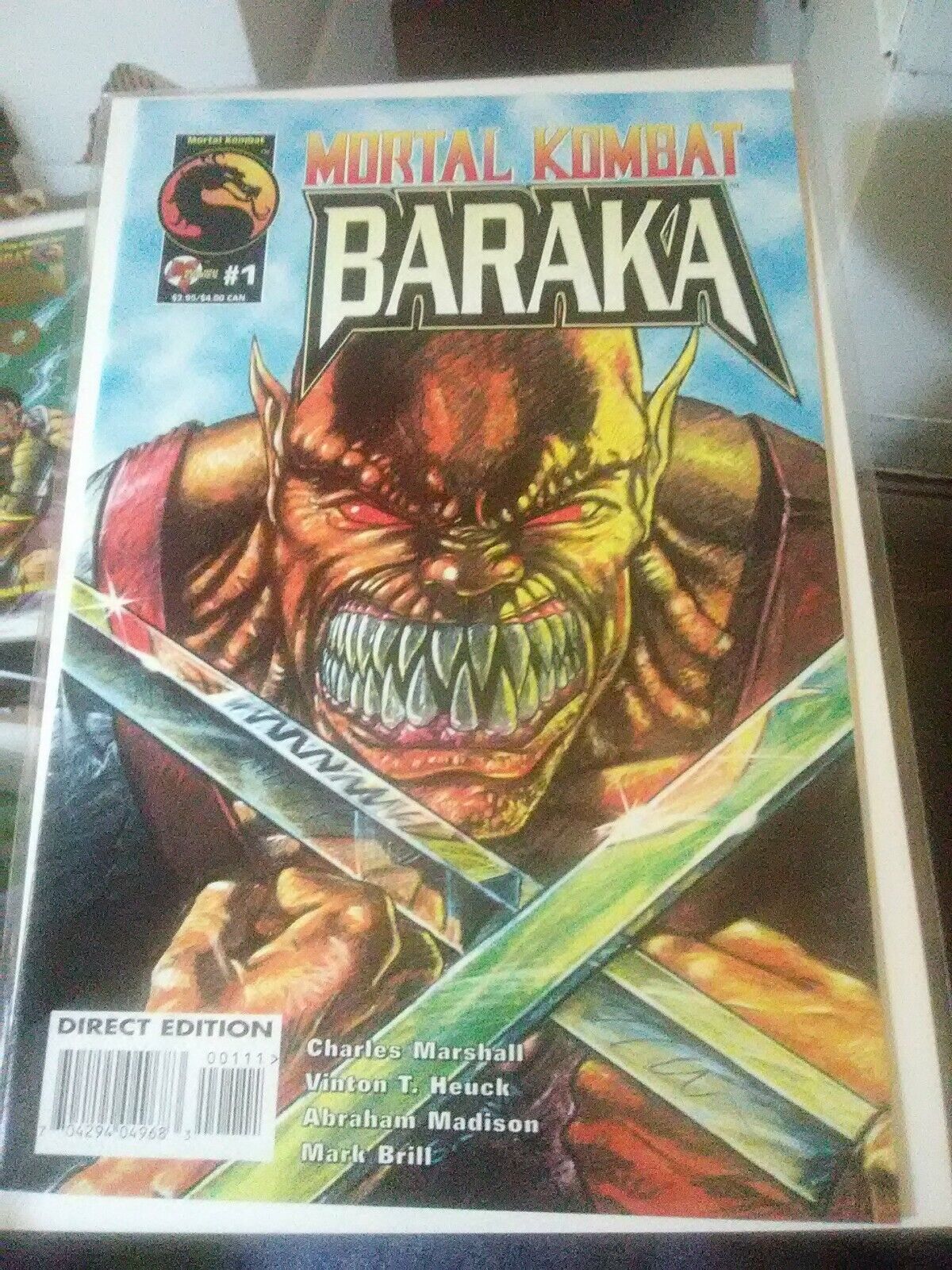 Mortal Kombat:Baraka #1, Direct Edition, 1995, Malibu Comics
