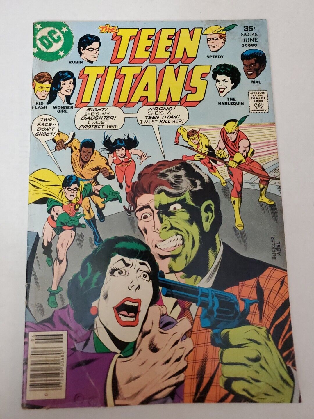 TEEN TITANS # 48 DC COMICS 1977 HARLEQUIN FIRST APPEARANCE VERY GOOD TO FINE