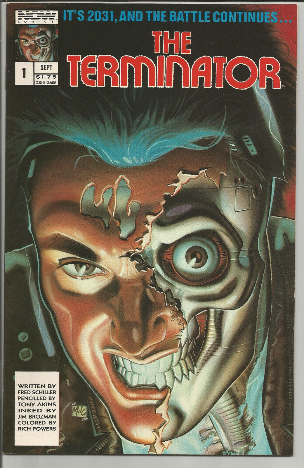 THE TERMINATOR #1 (Vol. 1, 1988, Now/Direct) NM New/Old Stock 