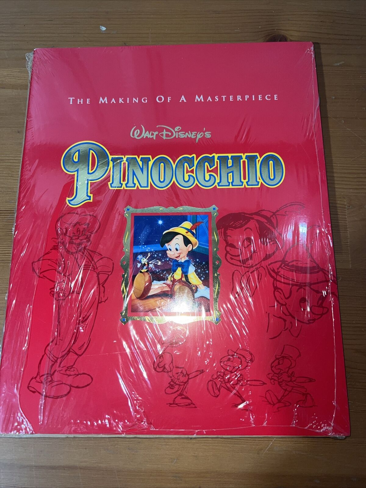 Vintage The Making of a Masterpiece Walt Disney's Pinocchio Large Paperback Book
