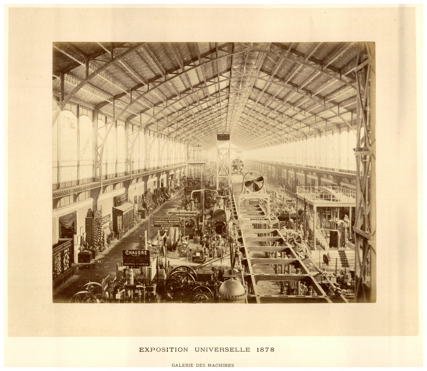 France, 1878 World's Fair, Vintage Print Machine Gallery, Tira