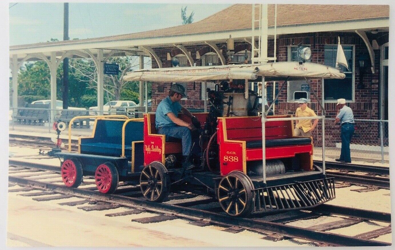 Gold Coast Railroad #838 World\'s Smallest Standard Gauge Steam Engine Florida