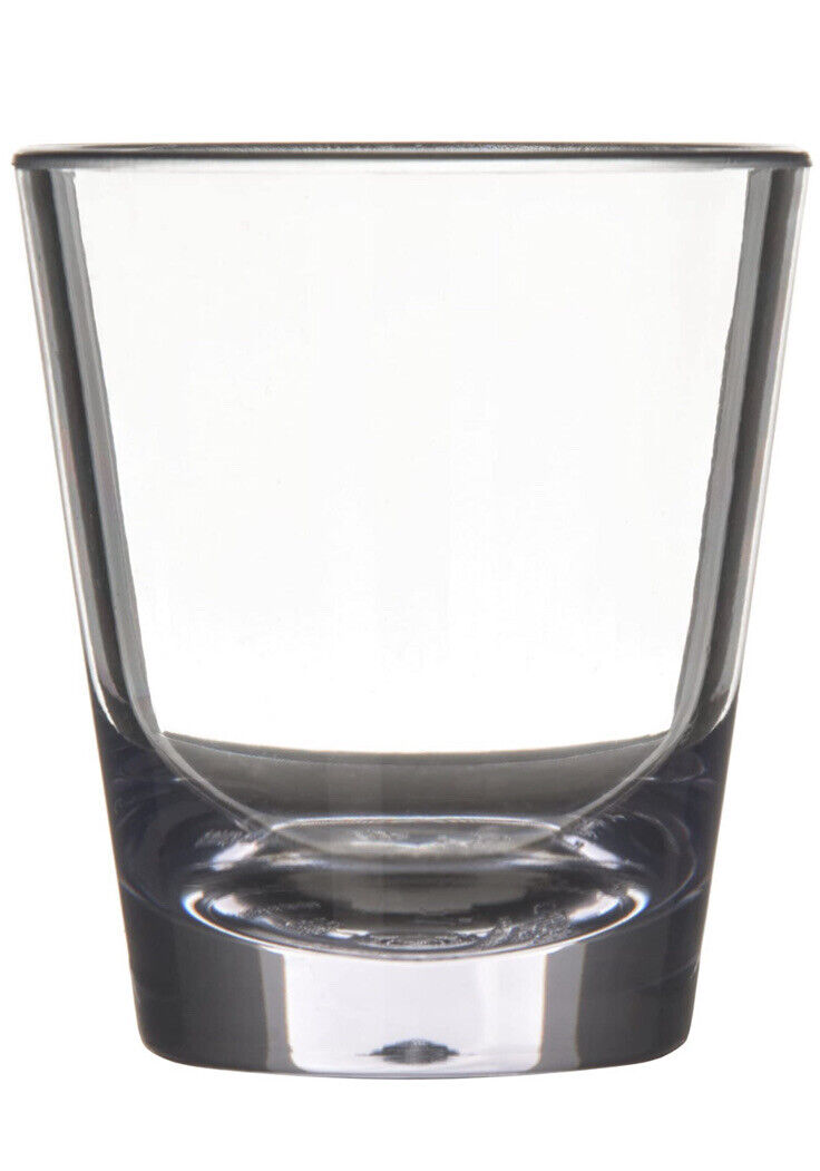 *NEW Carlisle 560107 Heavy-Weight Plastic Shot Glass, 1.5 oz, Case of 24 Glasses