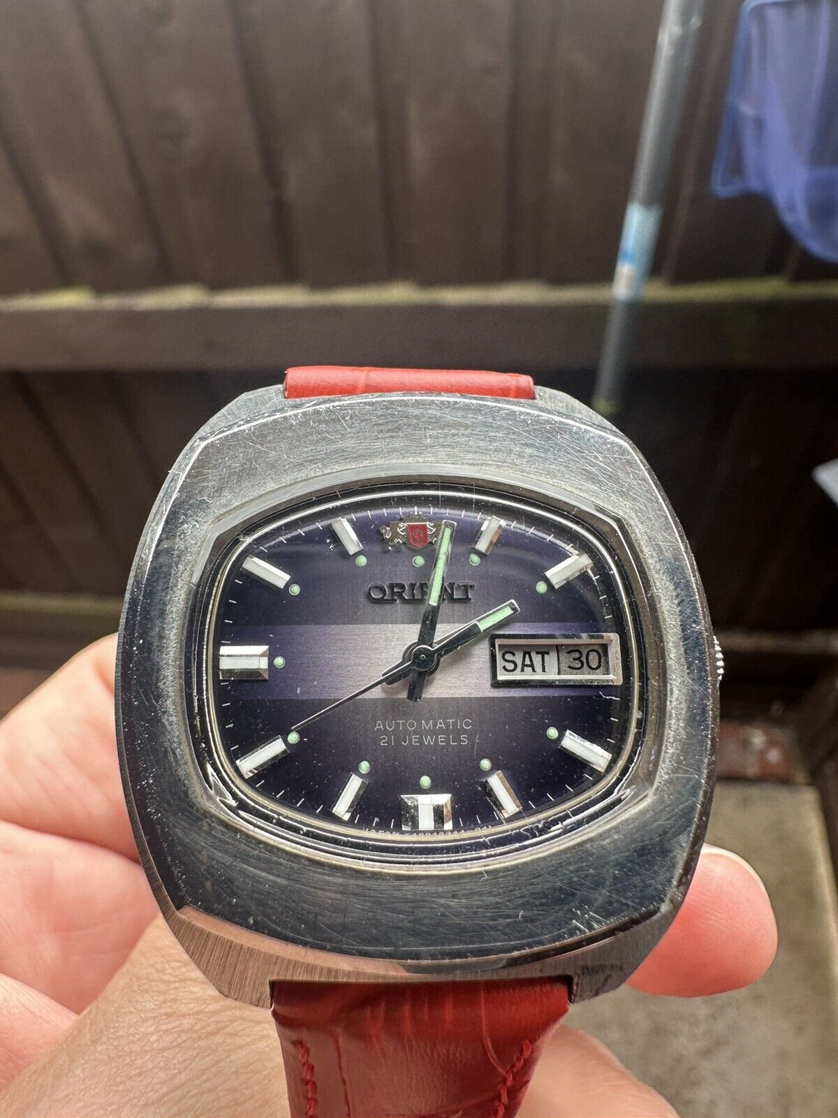 Genuine  ￼unisex  1970s Orient Retro automatic Wrist Watch Working Order