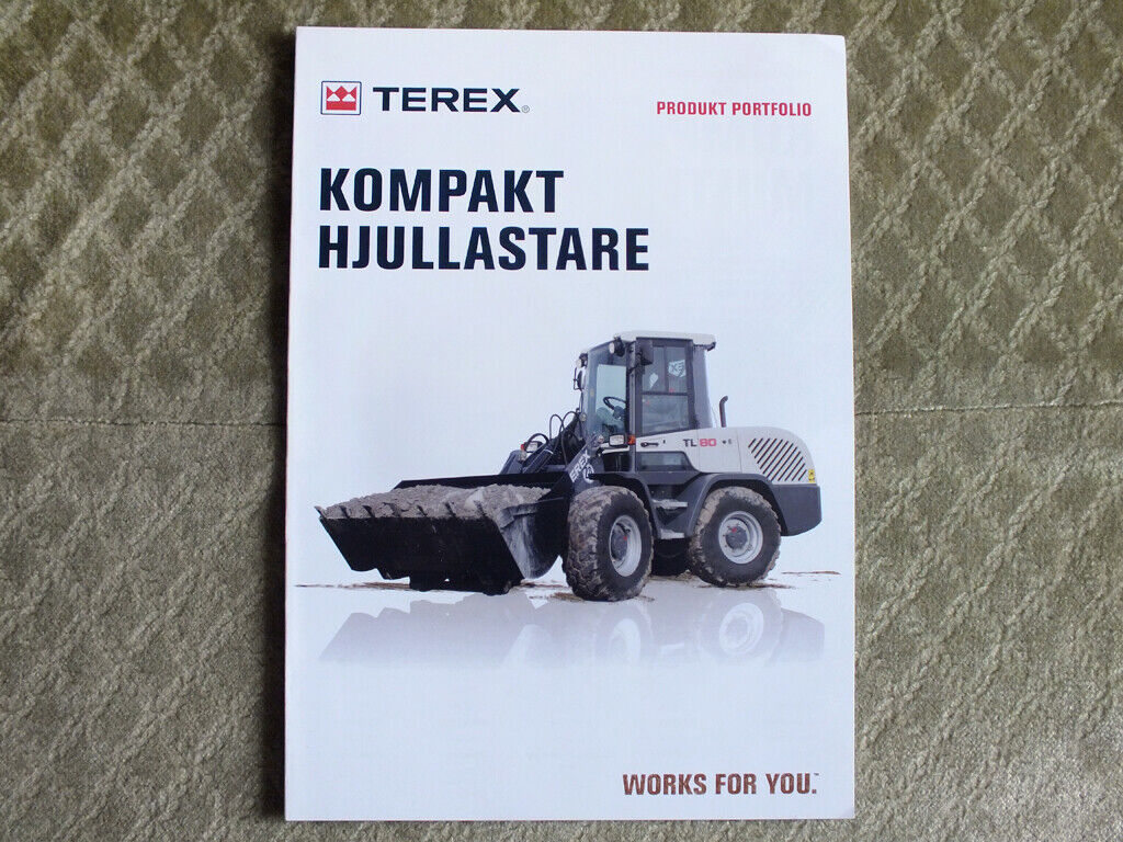 TEREX TL 70 / 80 / 120 Compact Wheel Loaders Brochure Prospekt 2012